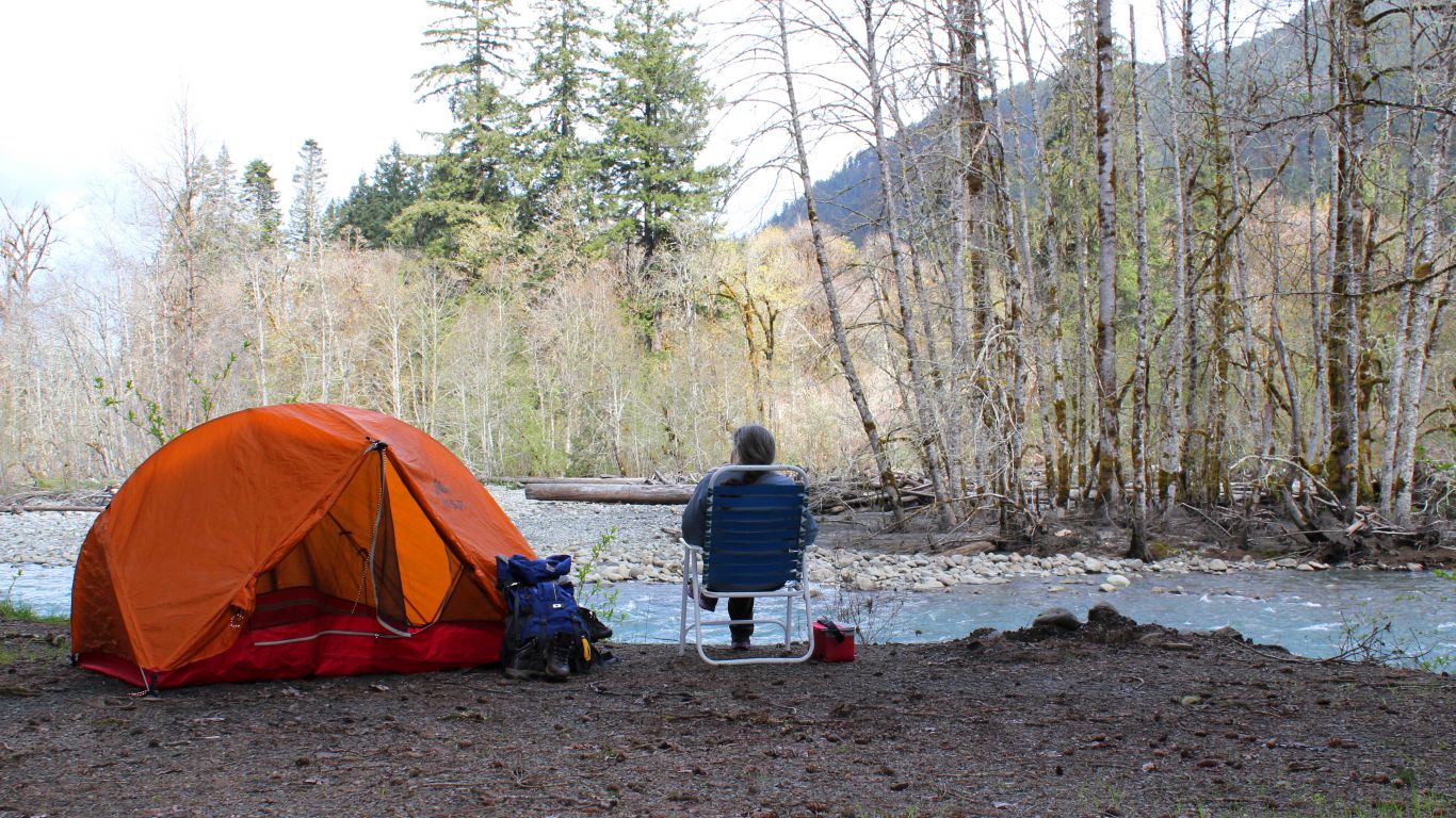 Camping by River